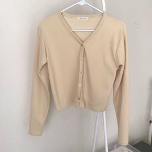 Creme Yellow Cardigan